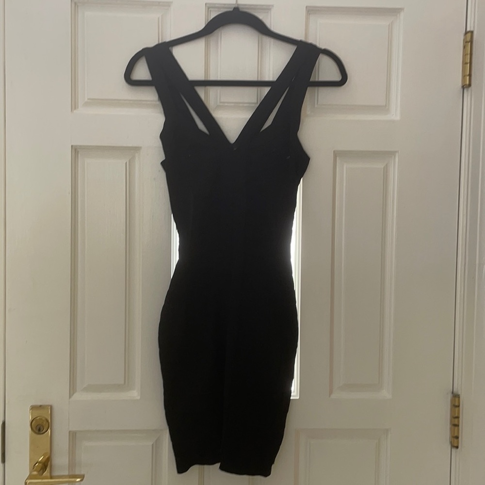 Bodycon black club dress!